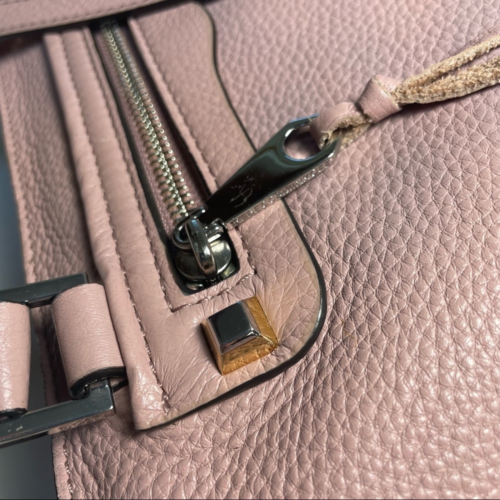 Rebecca Minkoff dusty pink Regan leather satchel - Picture 10 of 16
